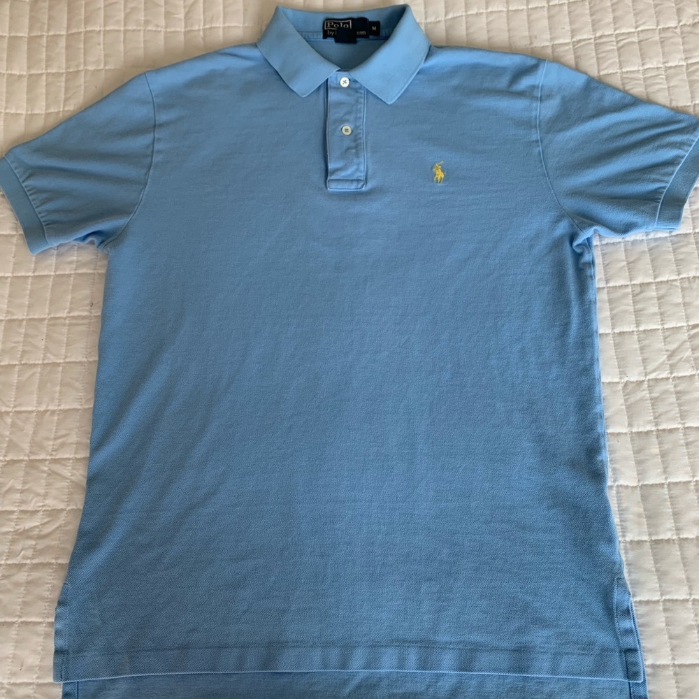 Ralph Lauren Blue Polo Shirt Medium